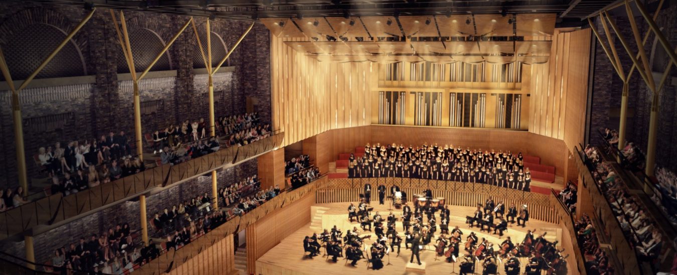 3399TClarke wins iconic Colston Hall music venue in Bristol.