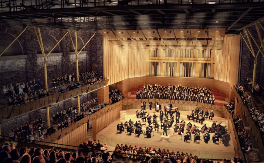 3399TClarke wins iconic Colston Hall music venue in Bristol.